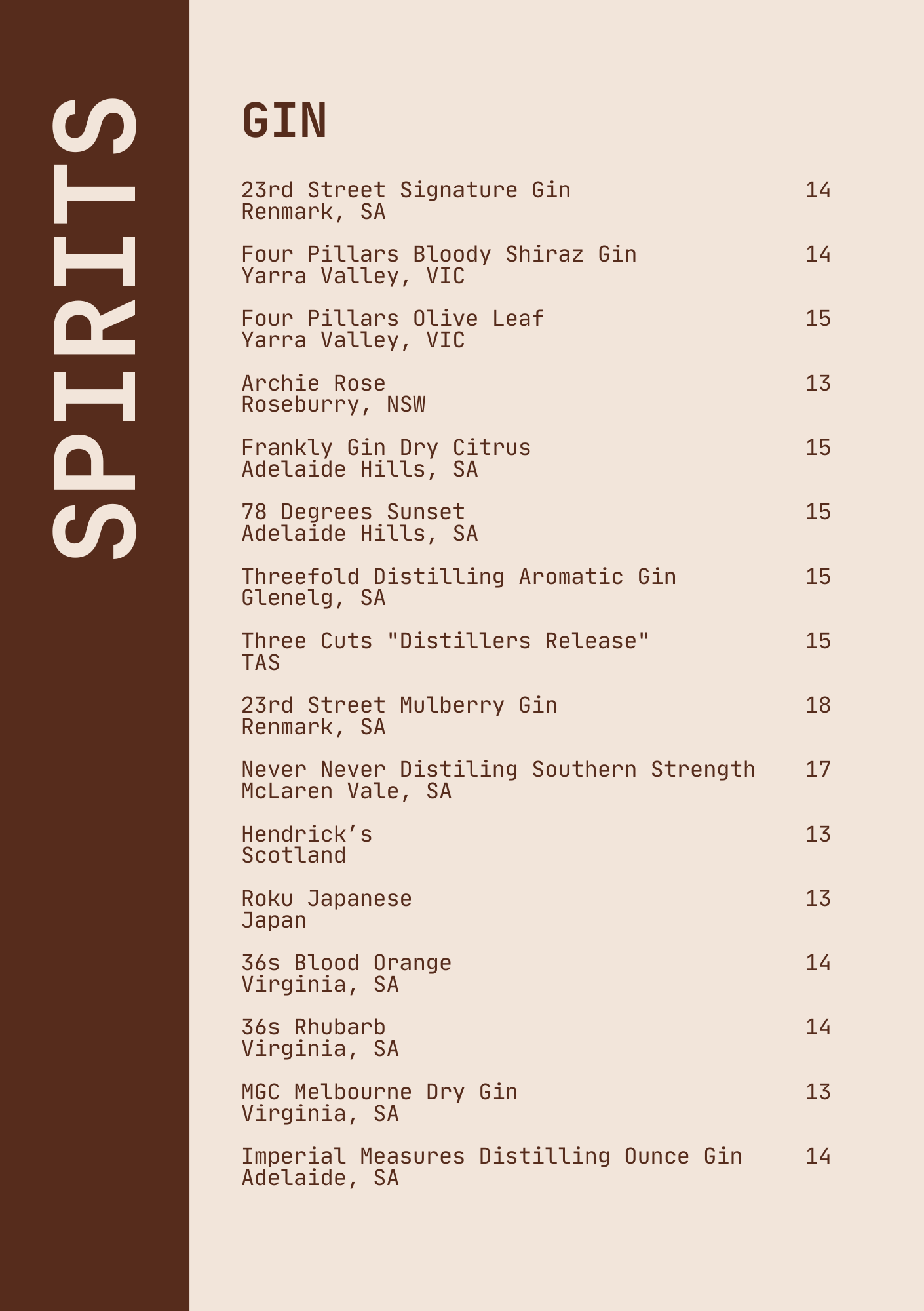 Wine List Page 10