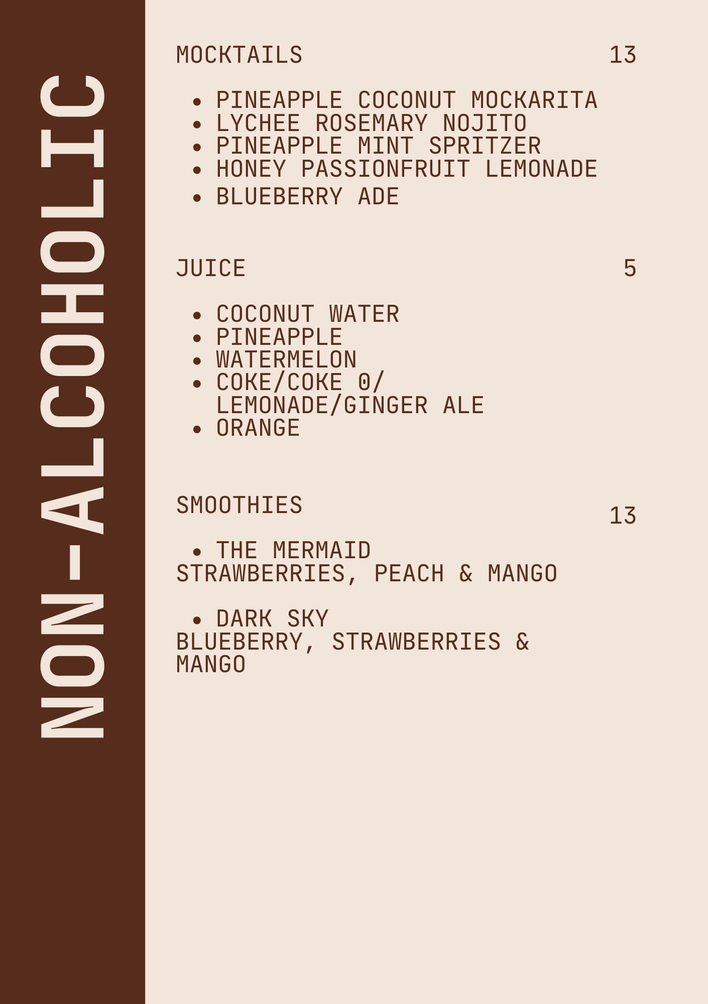 Wine List Page 13