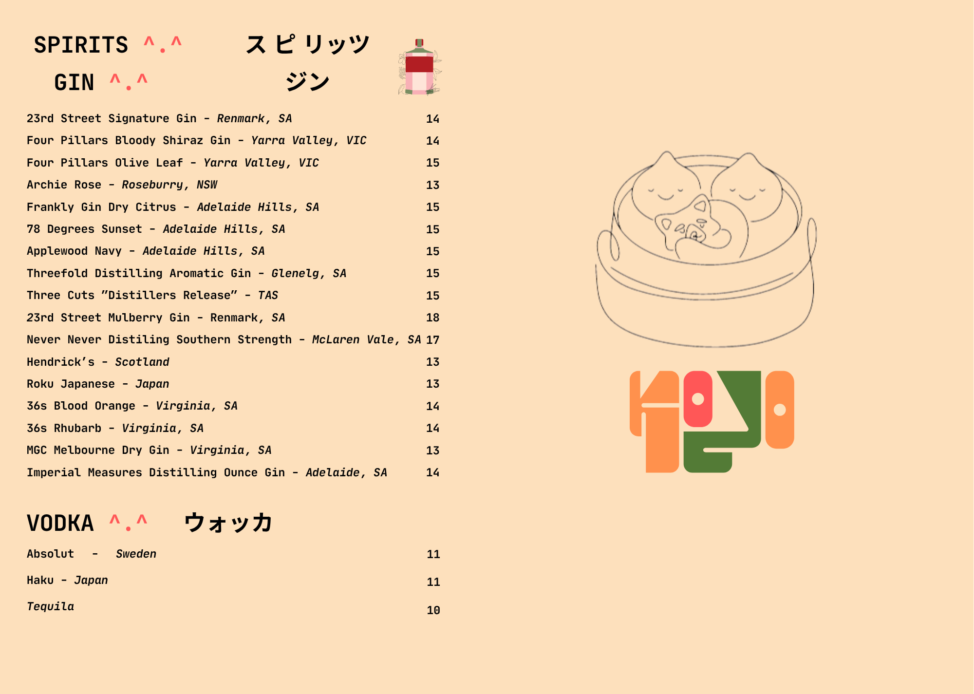 Wine List Page 8