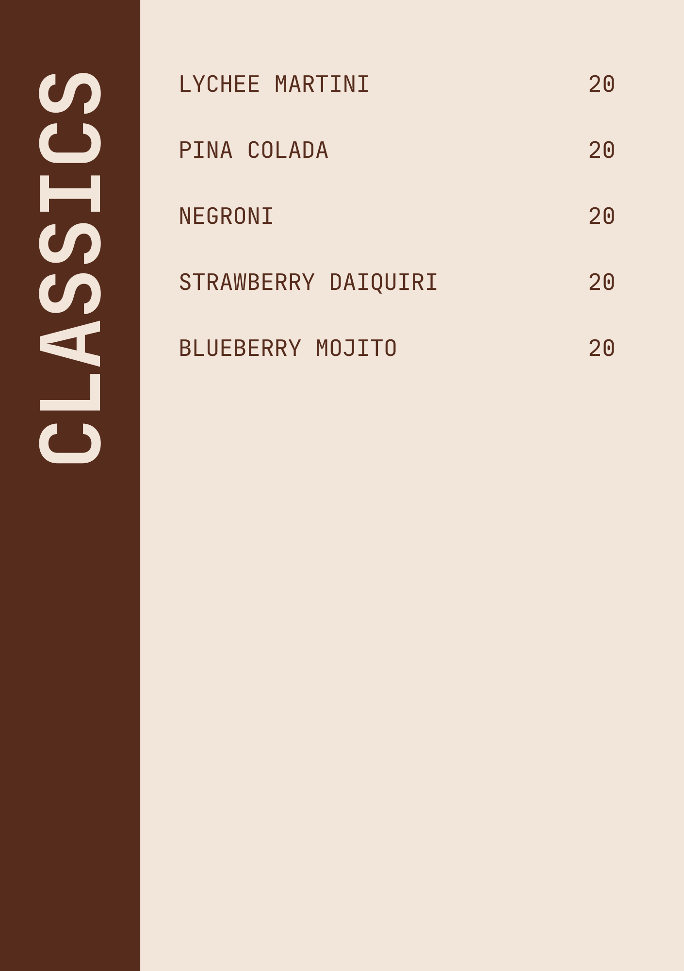 Wine List Page 9